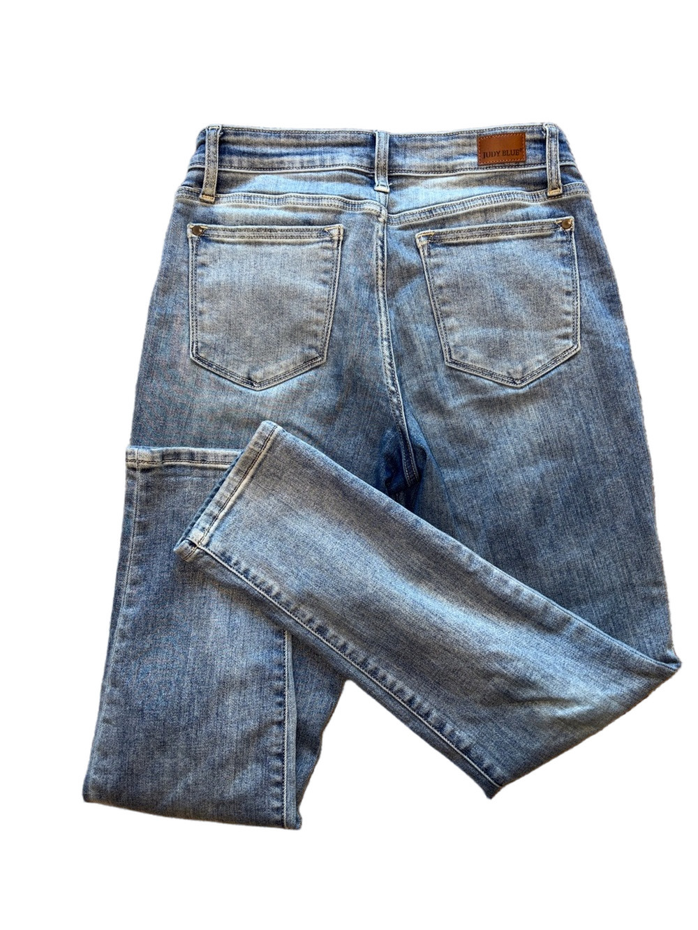 Judy Blue Boyfriend Fit Jeans Size 5/27 Medium Wash Relaxed Denim - Picture 6 of 9